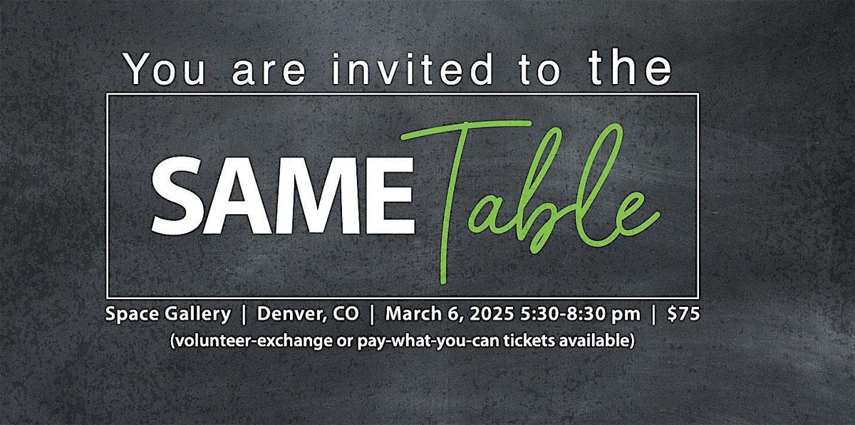 SAME Table Denver Celebration