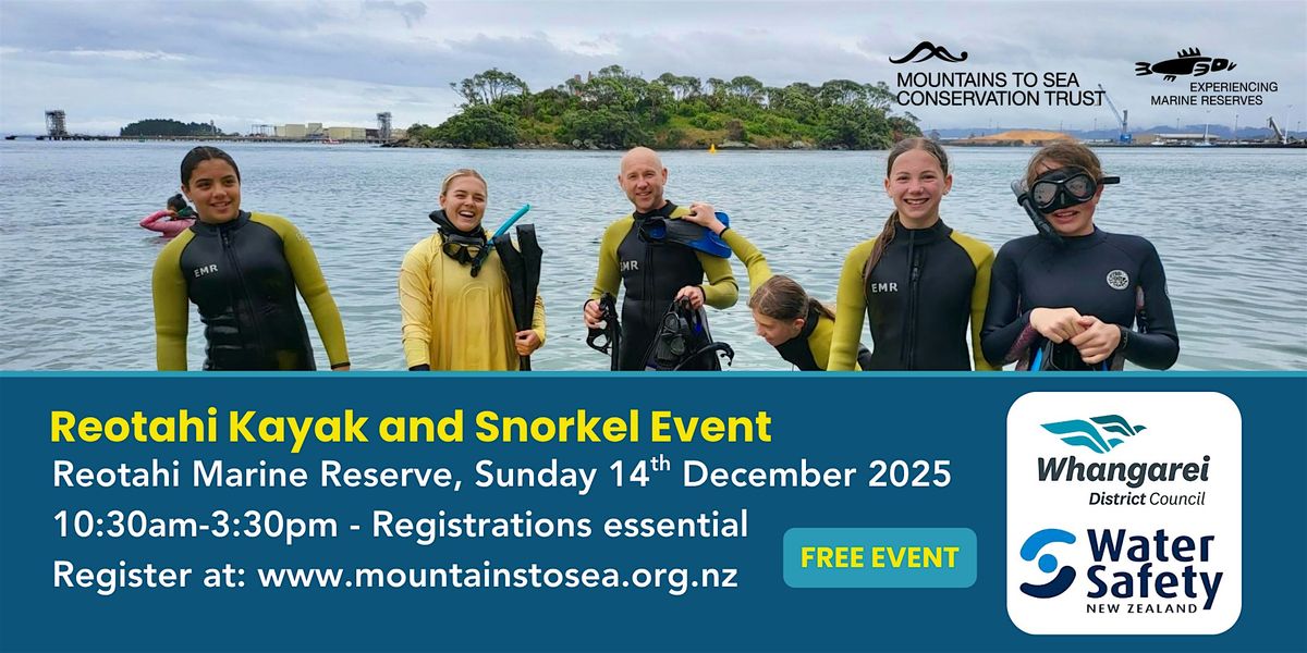 Reotahi Snorkel and Kayak day 2025