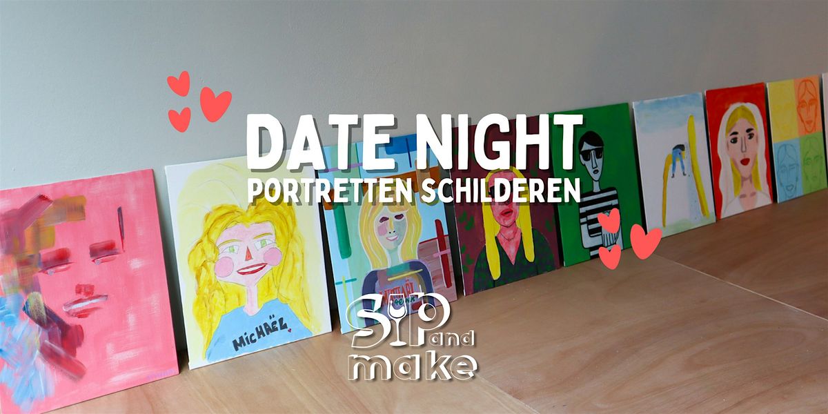 Date night, portretten schilderen - workshop