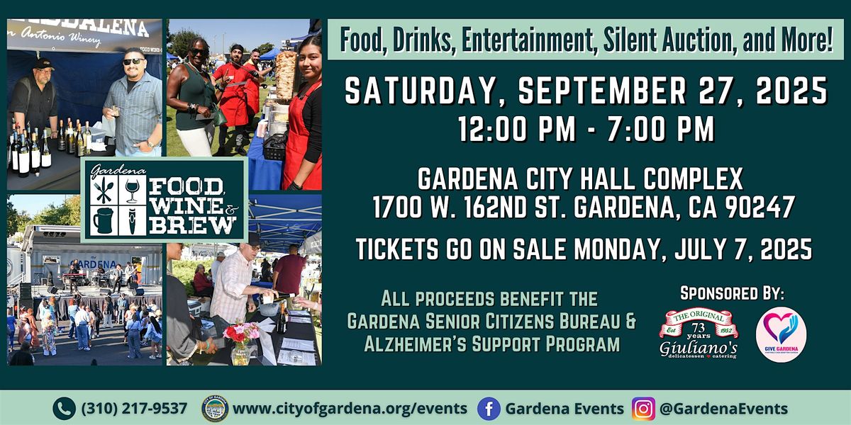 15th Annual Food, Wine and Brew Festival