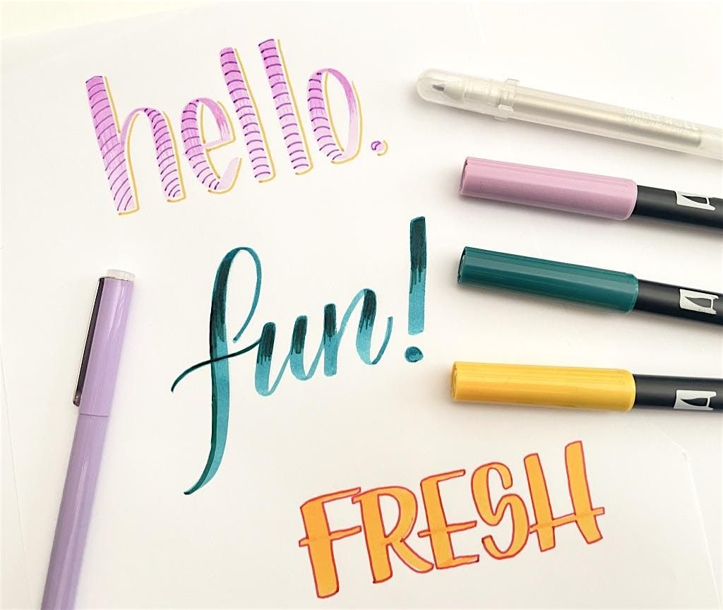 Unique and Fun Hand Lettering Workshop