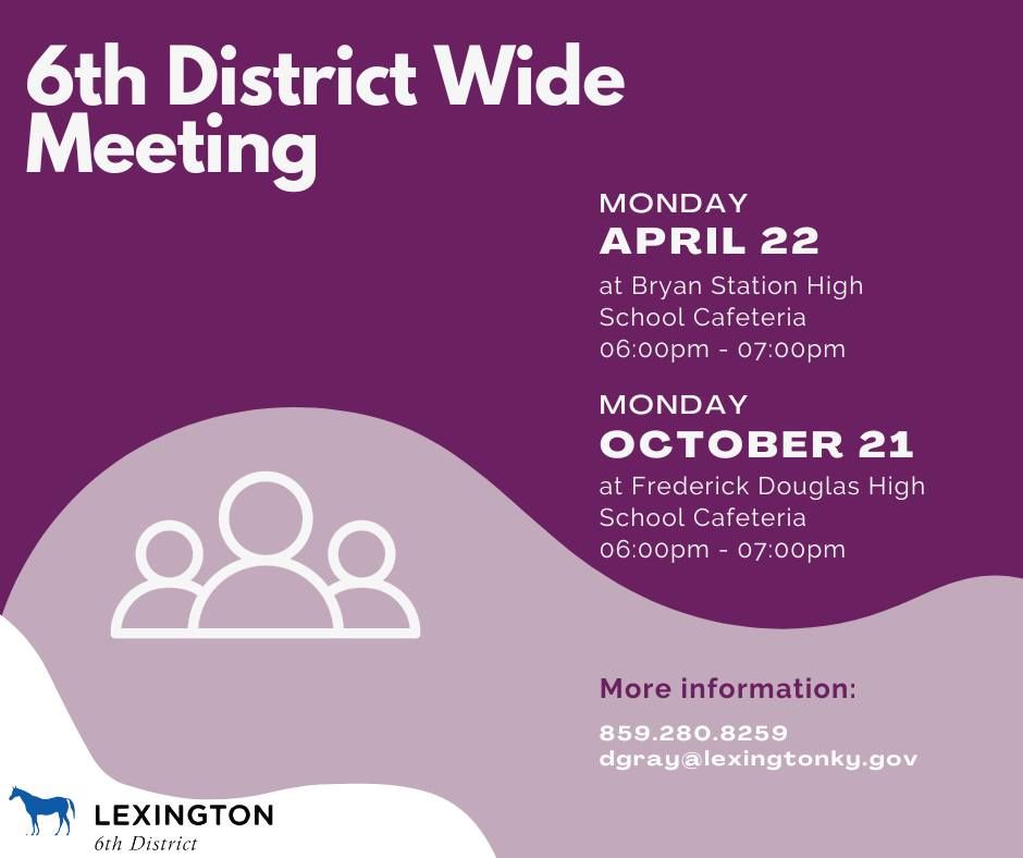 Fall 6th District Wide Meeting 