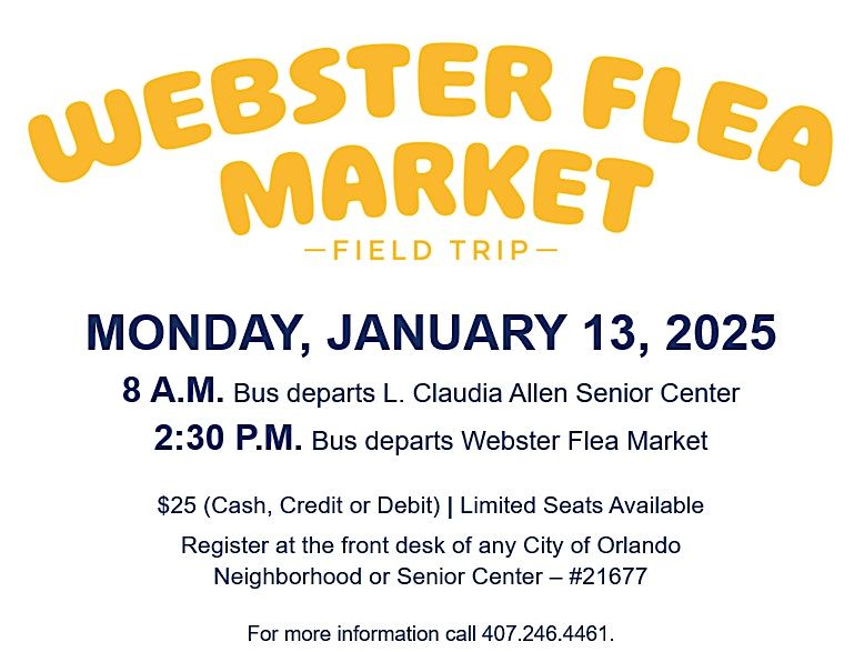 Webster Flea Market Field Trip