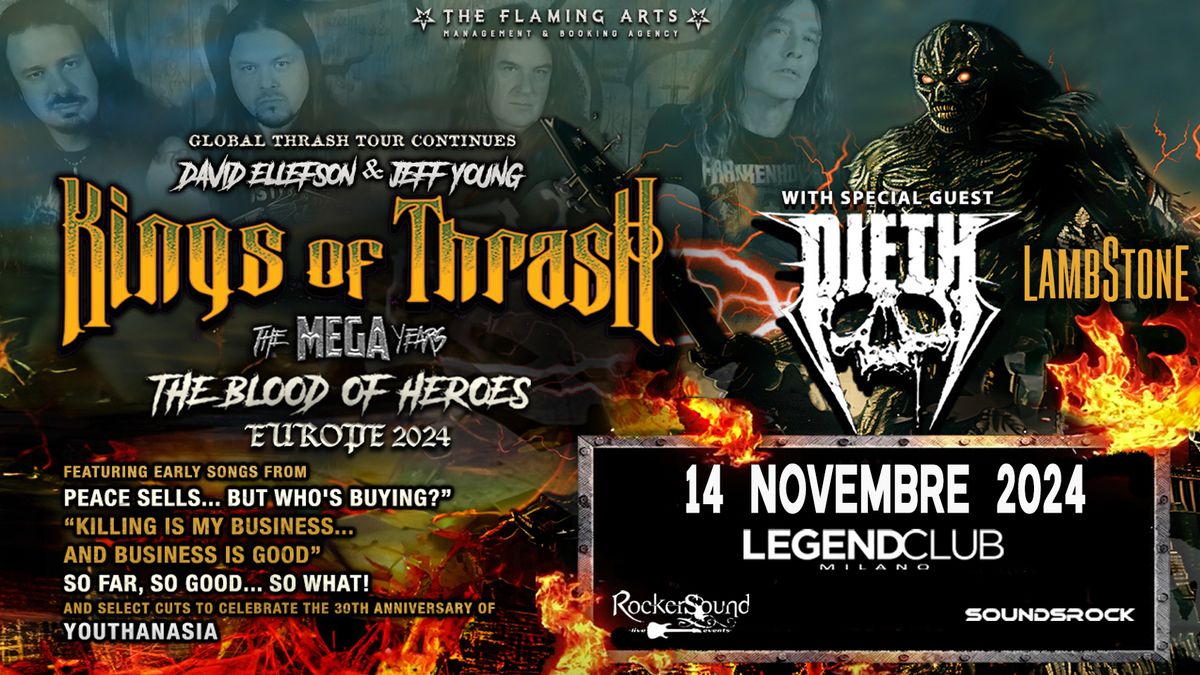 Kings Of Thrash plus guests @ Legend Club Milano \/\/ 14.11.24