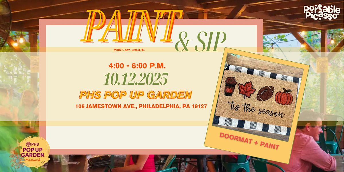 Paint and Sip - Create a Doormat for Your Home
