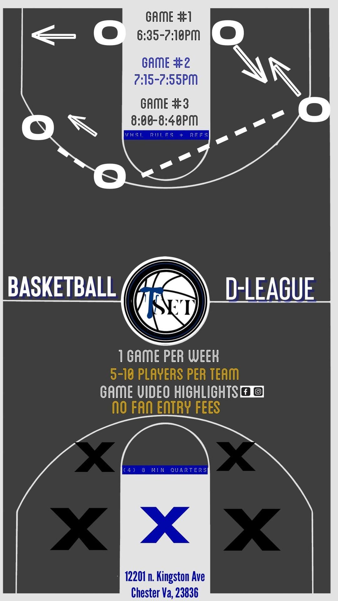 T.S.E.T. Middle-High School Development Basketball League 