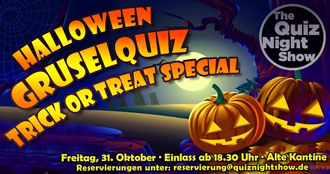 Quiz Night #541 - Halloween-Spezial (Allgemeinwissen + Zombies)
