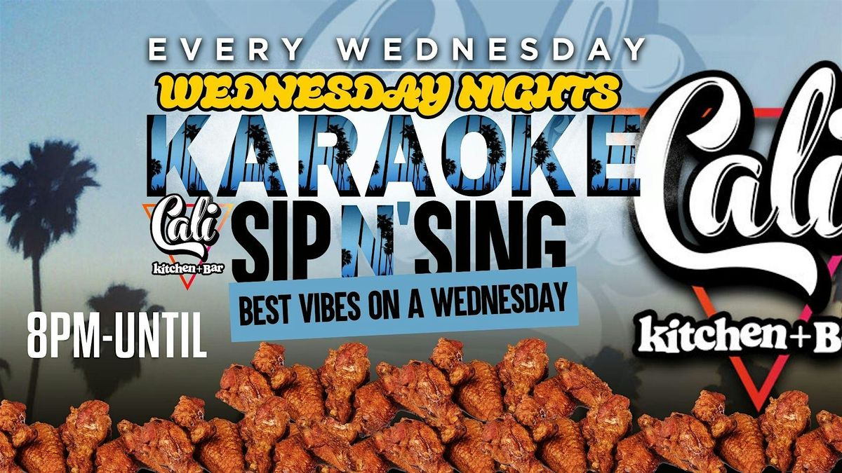 Sip & Sing Karaoke + $1 Wing Night ( Every Wednesday )