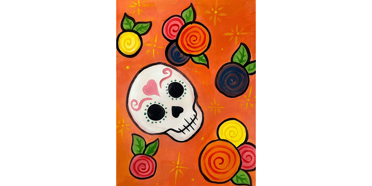 Sugar Skull - Paint and Sip in Salt Lake City | Classpop!\u2122