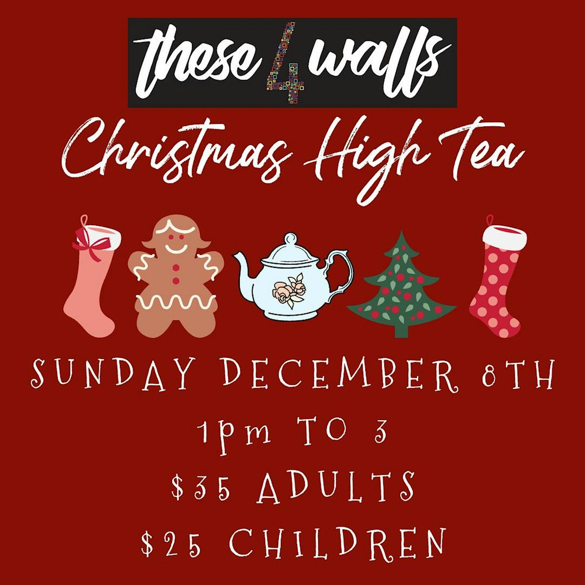 Christmas High Tea in the Gallery