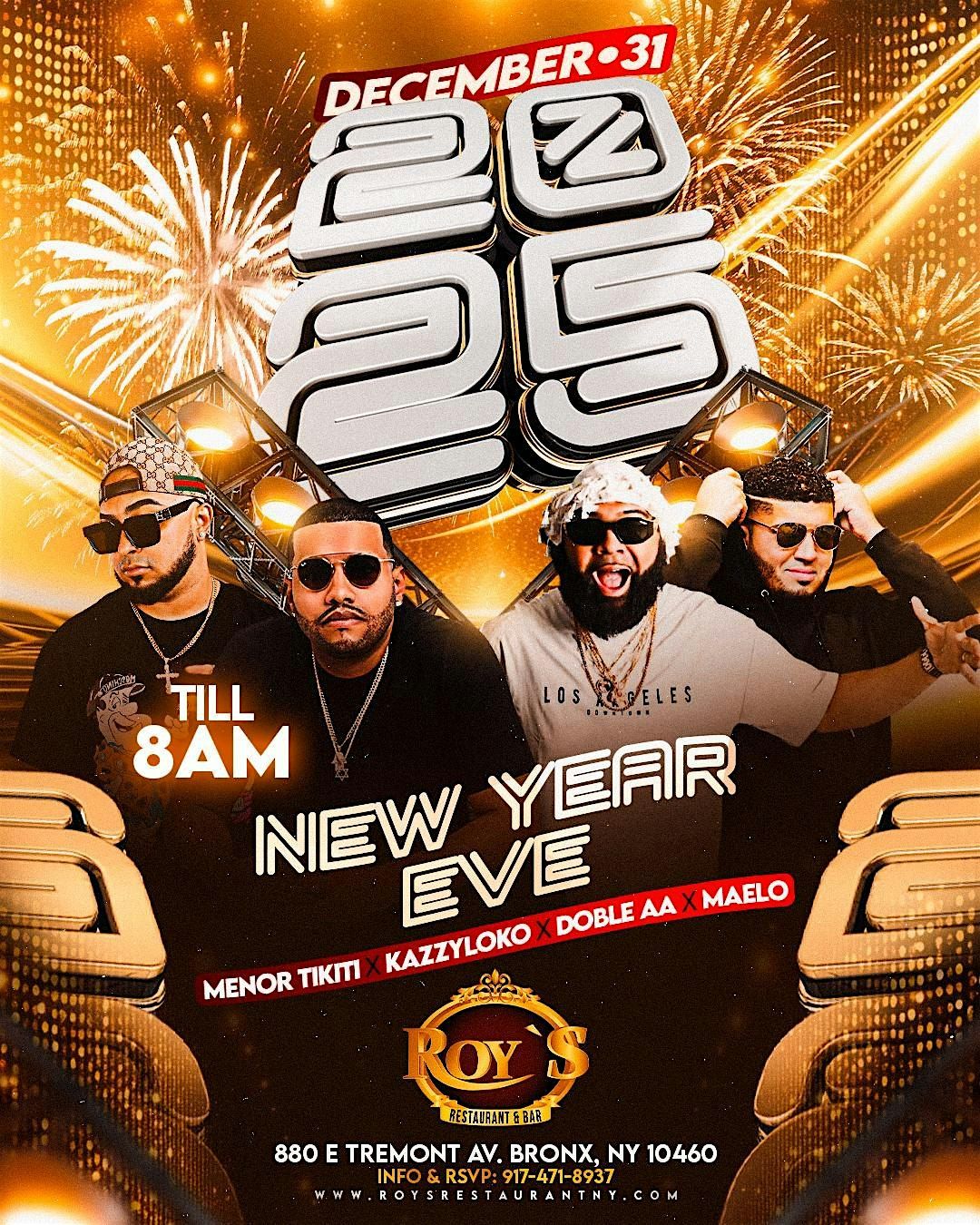 Countdown to 2025: A Spectacular New Year\u2019s Eve Bash