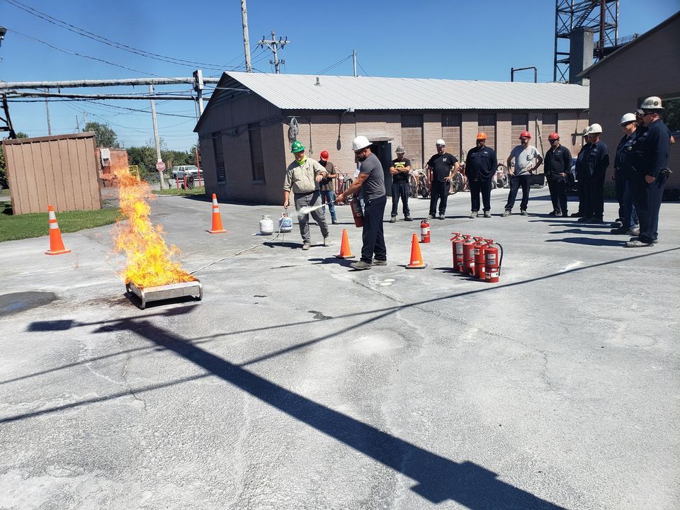 Live Fire Extinguisher Training