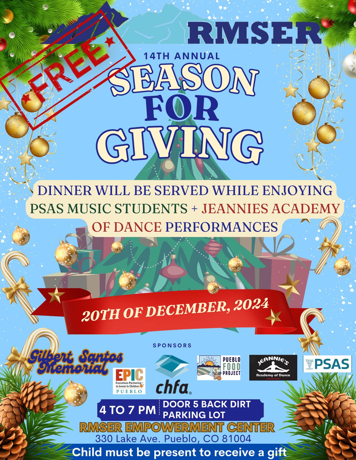 RMSER 14th Annual Season for Giving Christmas event