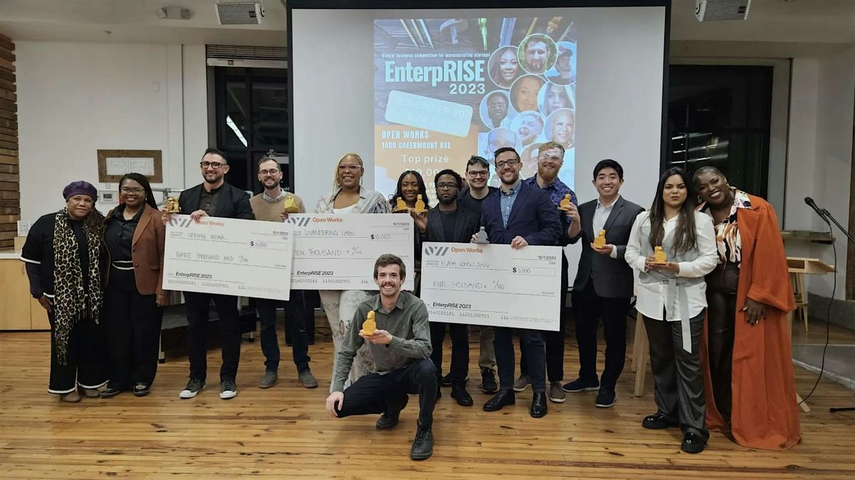 EnterpRISE Manufacturing Startup Pitch Competition