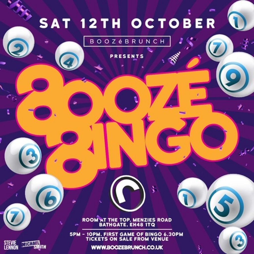 Booze Bingo - Saturday 12th October