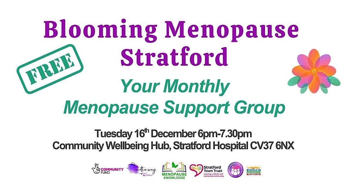 Blooming Menopause Stratford - Dec