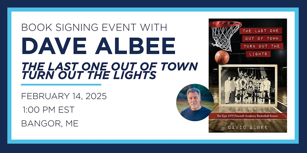 Dave Albee Book Signing Event