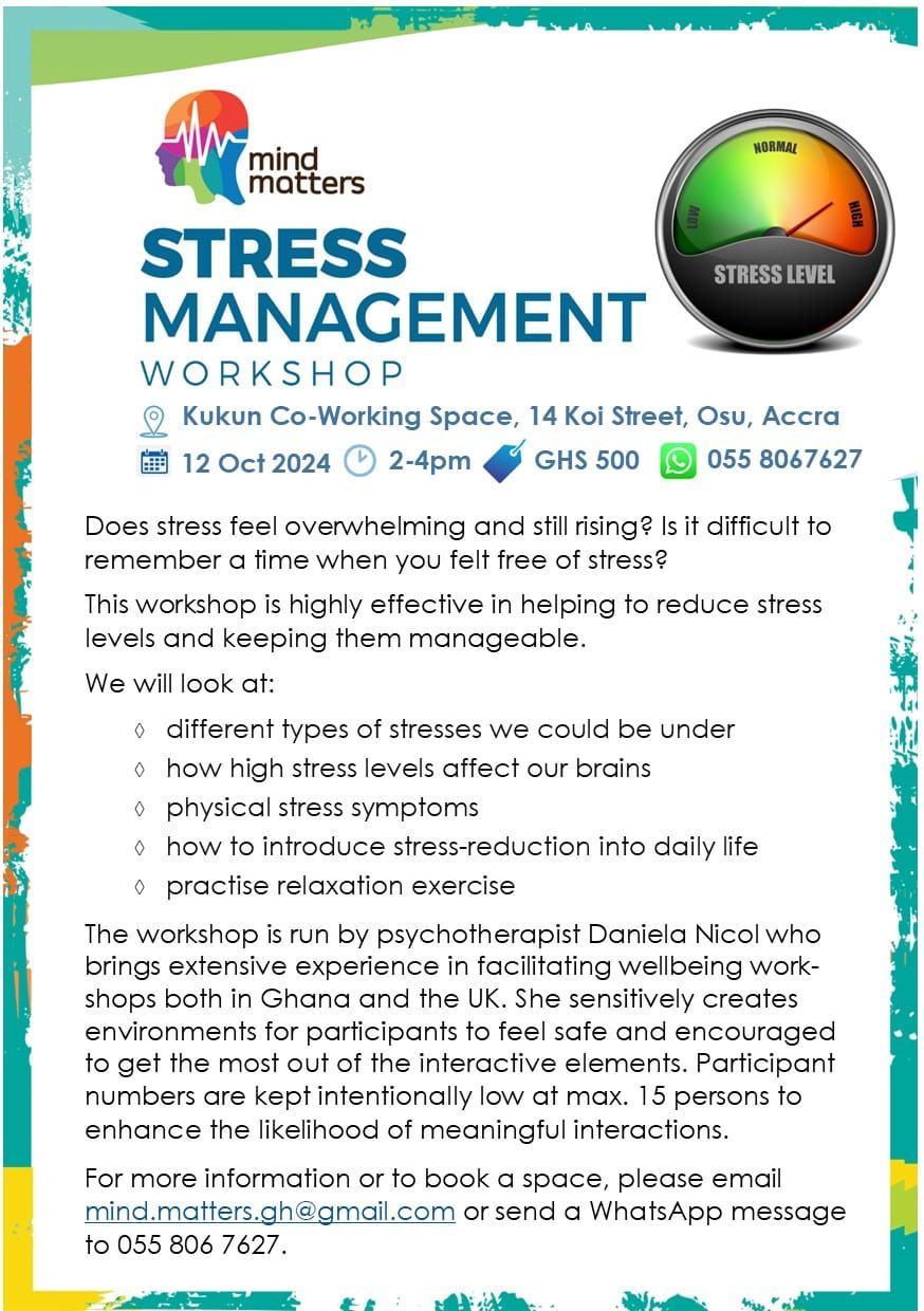 Stress management workshop 