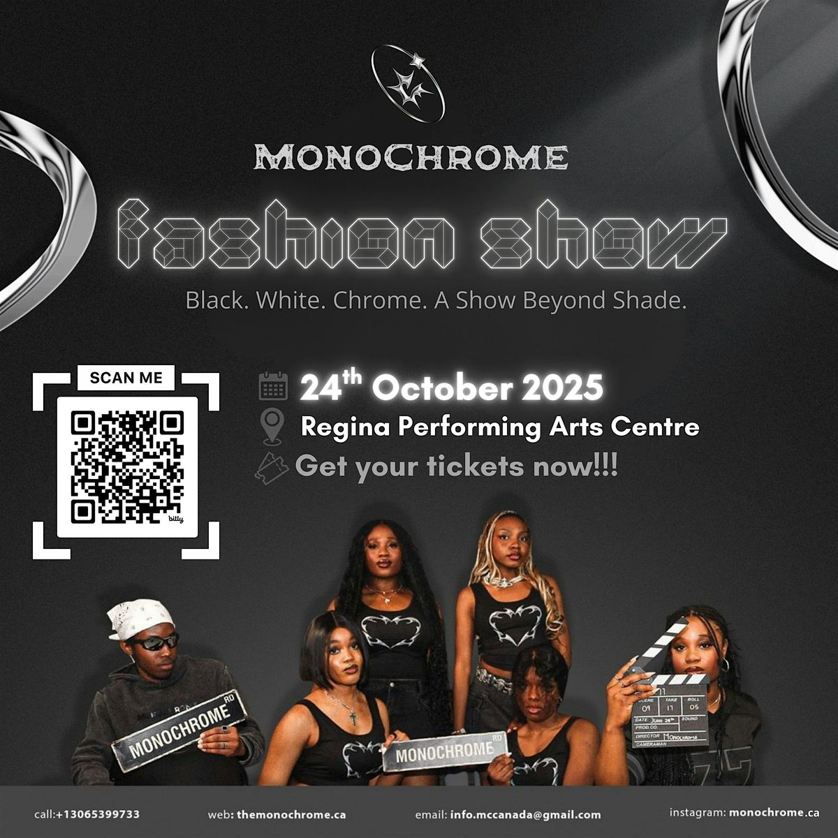 Monochrome Fashion Show 2025 \u2013 Black \u2022 White \u2022 Chrome