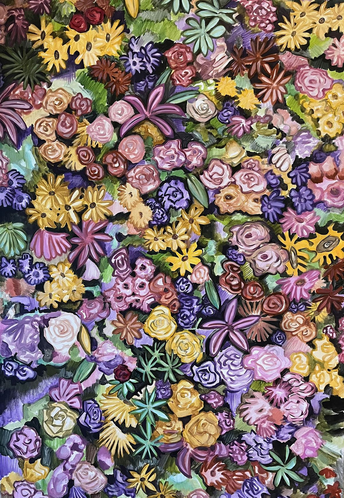 Creative Arts Workshop - Paint an Acrylic Flower Wall with The Carrolls