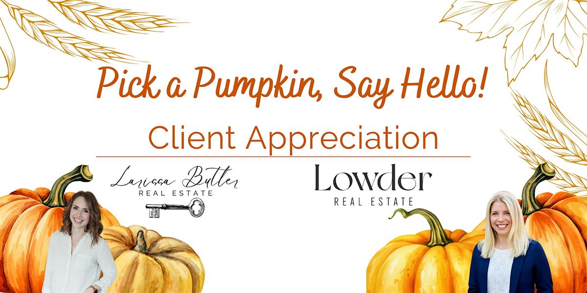 Pick a Pumpkin, Say Hello!