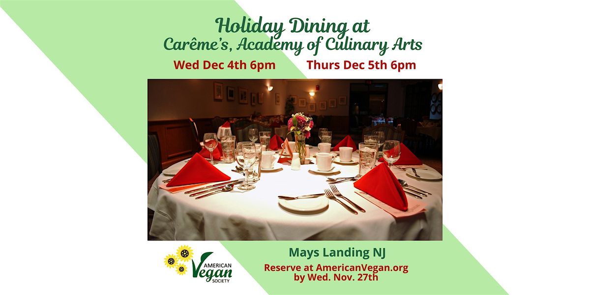 Holiday Dining at Careme's