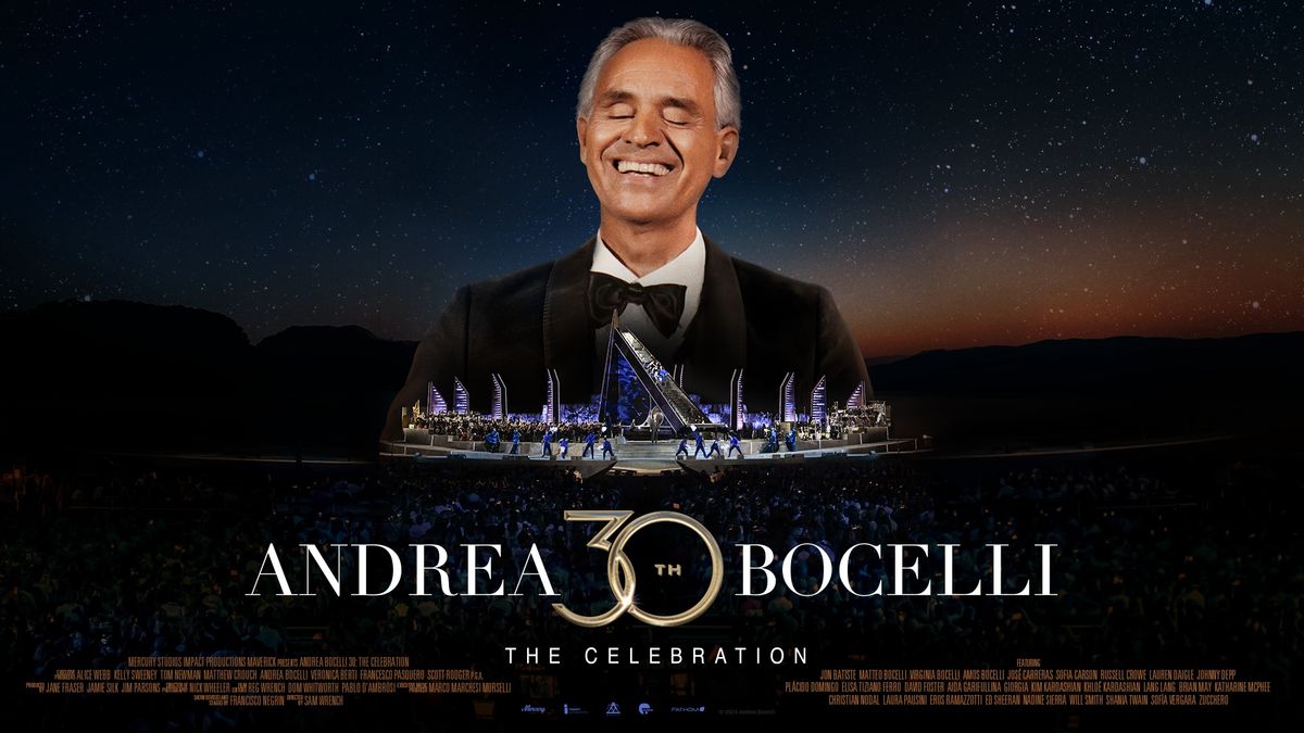 UTSOLGT! Musikkfilm p\u00e5 Kinokino \u2013 Andrea Bocelli 30: The Celebration