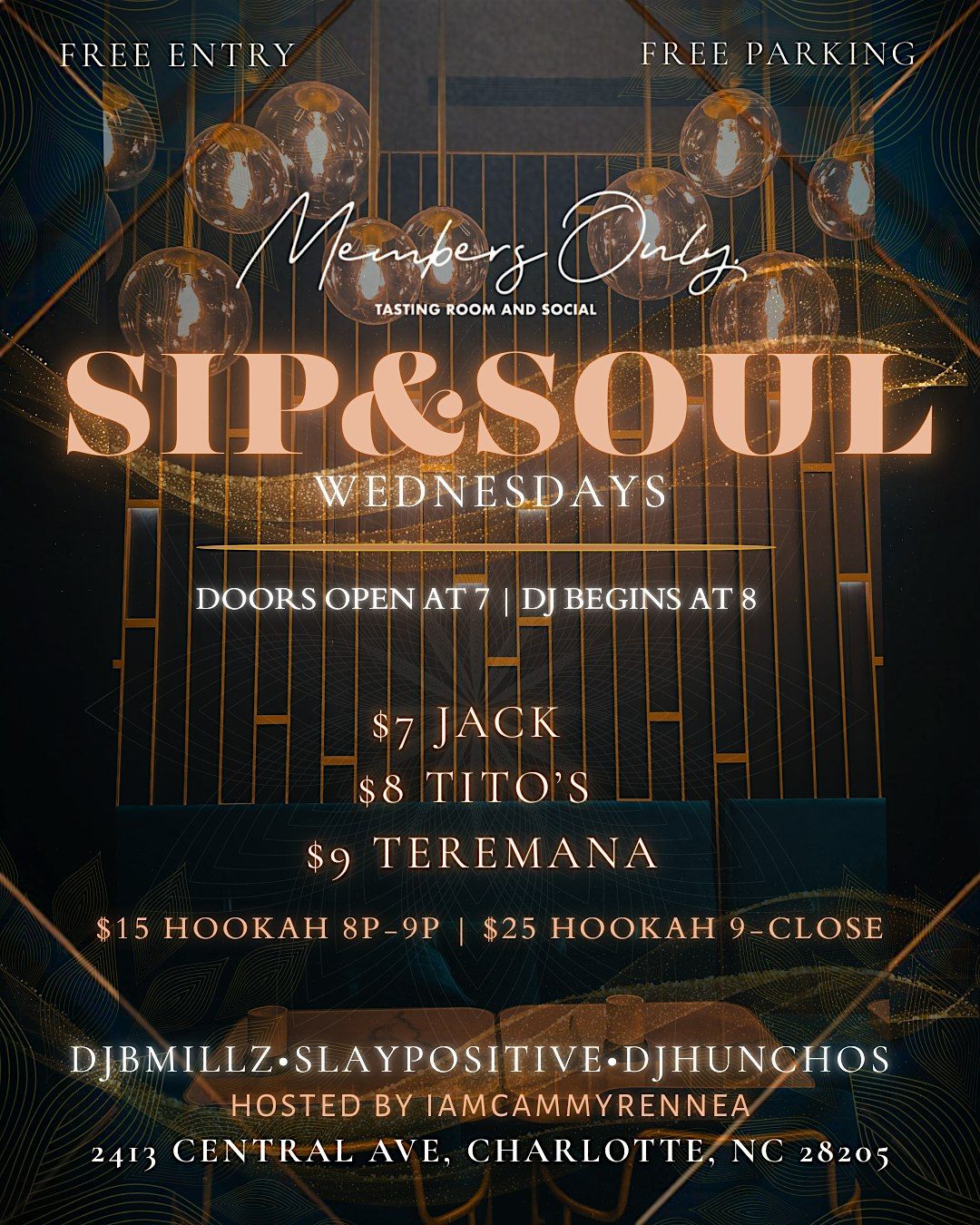 Sip & Soul Night -  Wednesdays