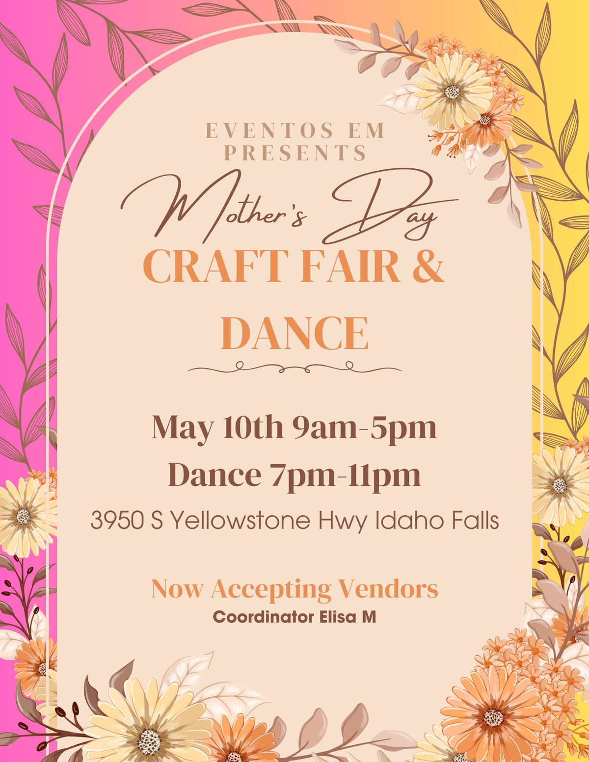 Mother's Day Craft Fair & Dance