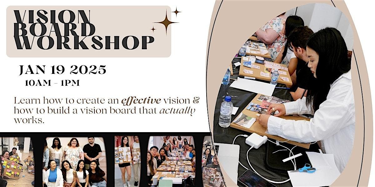 Pin, Sip & Build: Vision Board Making Workshop