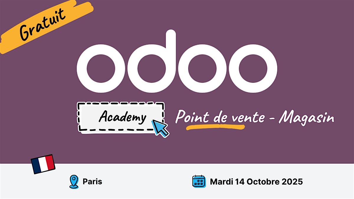 Odoo Academy - Point de vente (Magasin)  - Paris
