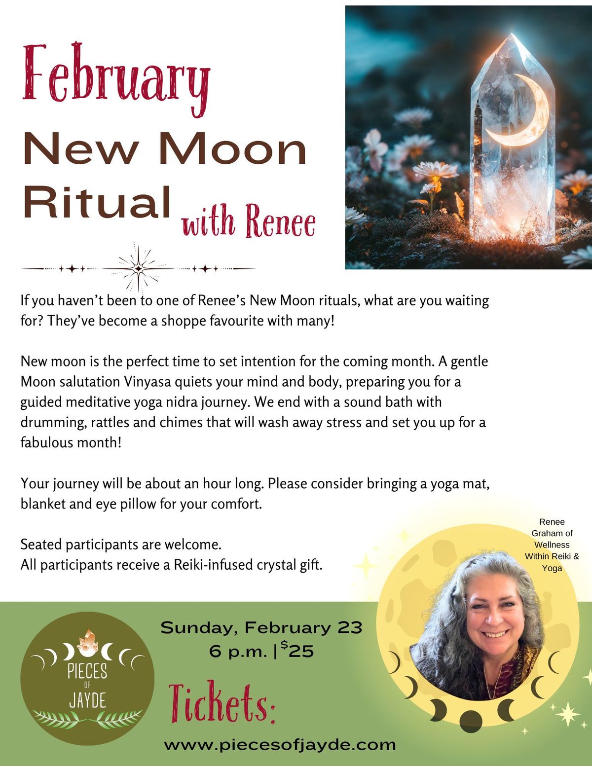 February New Moon Ritual with Renee