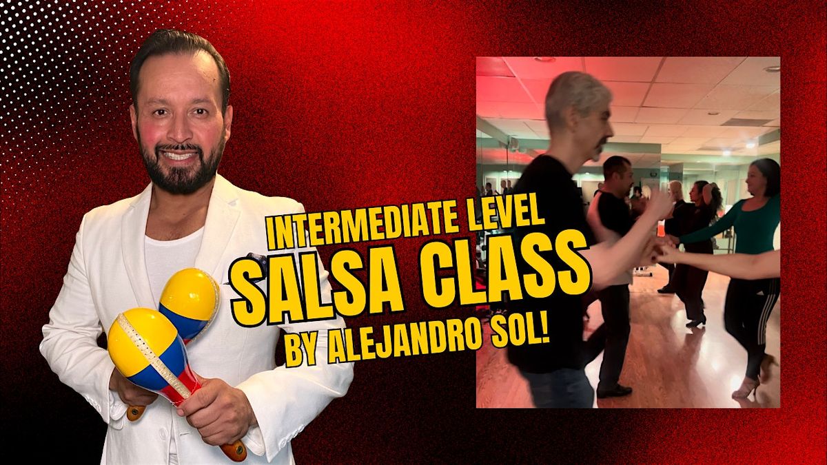 Intermediate level Salsa class by Alejandro Sol