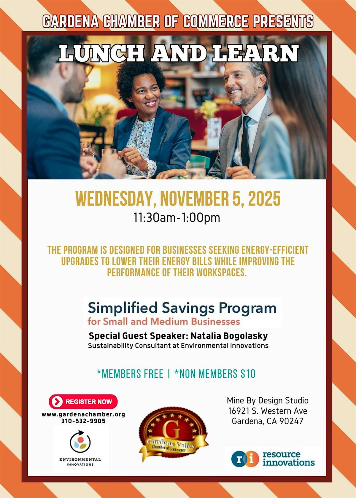 Gardena Chamber - Simplified Savings Program Lunch & Learn
