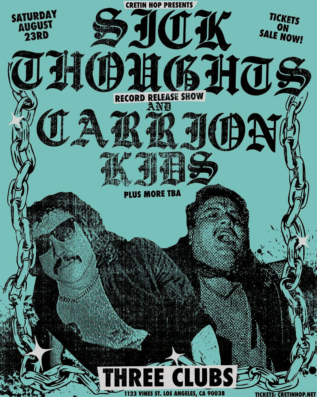 Sick Thoughts Record Release w\/ Carrion Kids