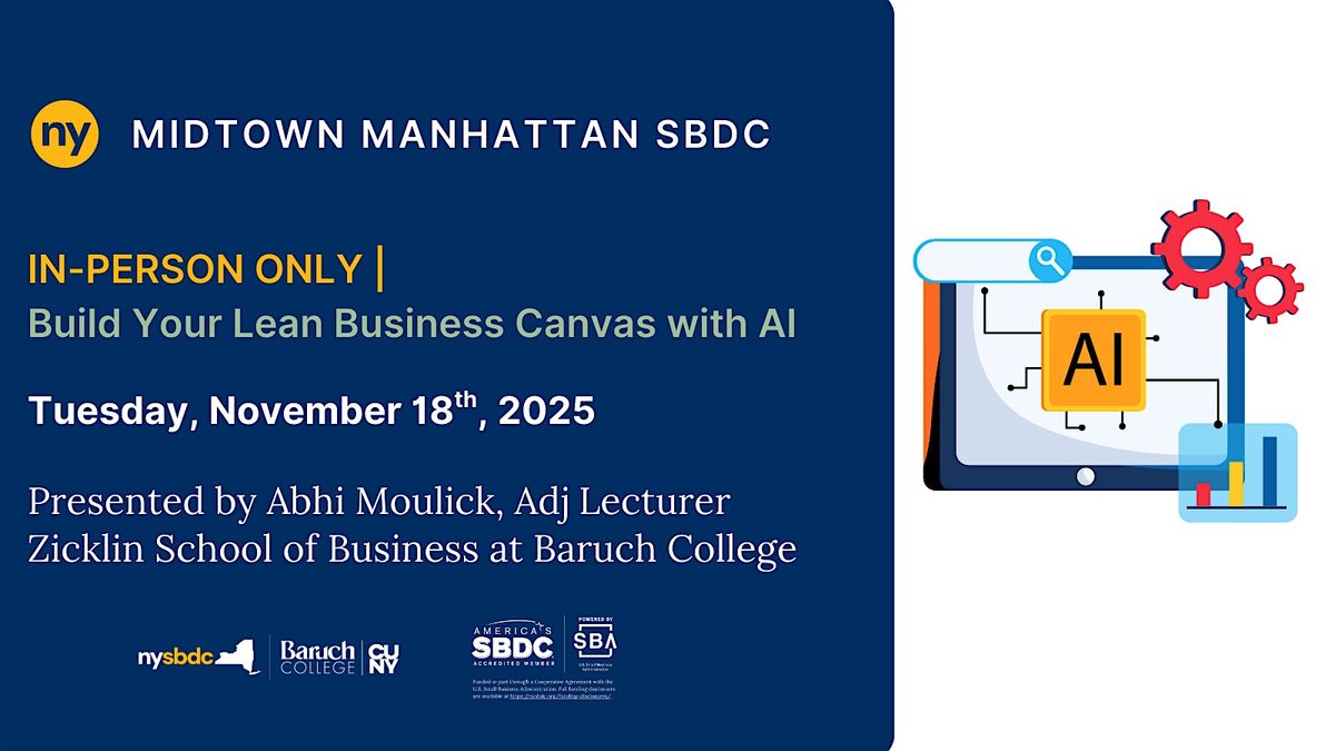 Build Your Lean Business Canvas with AI [IN-PERSON]