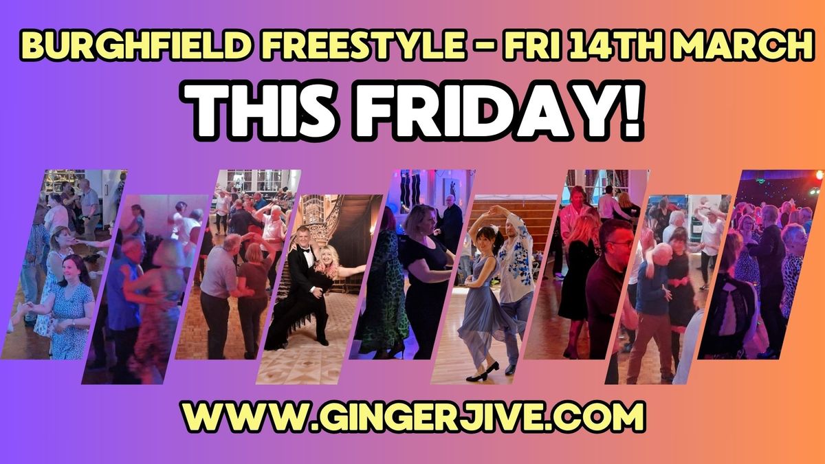 \u2728 THIS FRIDAY!  Burghfield Jive Freestyle!  Fab music, cakes & more!\u2728