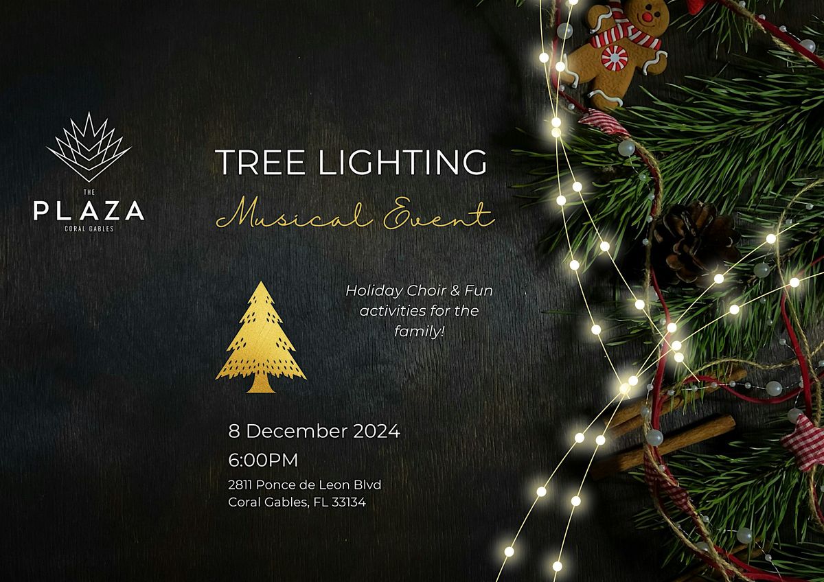 Tree Lighting Musical Event at The Plaza