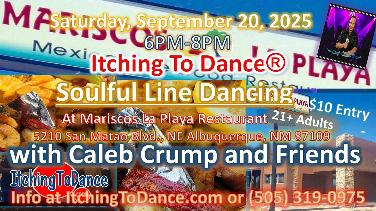 Line Dancing  Itching To Dance\u00ae, Caleb Crump, & Friends  Sat. Oct. 18, 2025