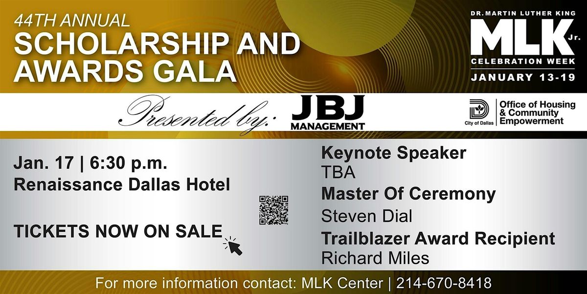 2026 Dr. Martin Luther King, Jr. Scholarship & Awards Gala