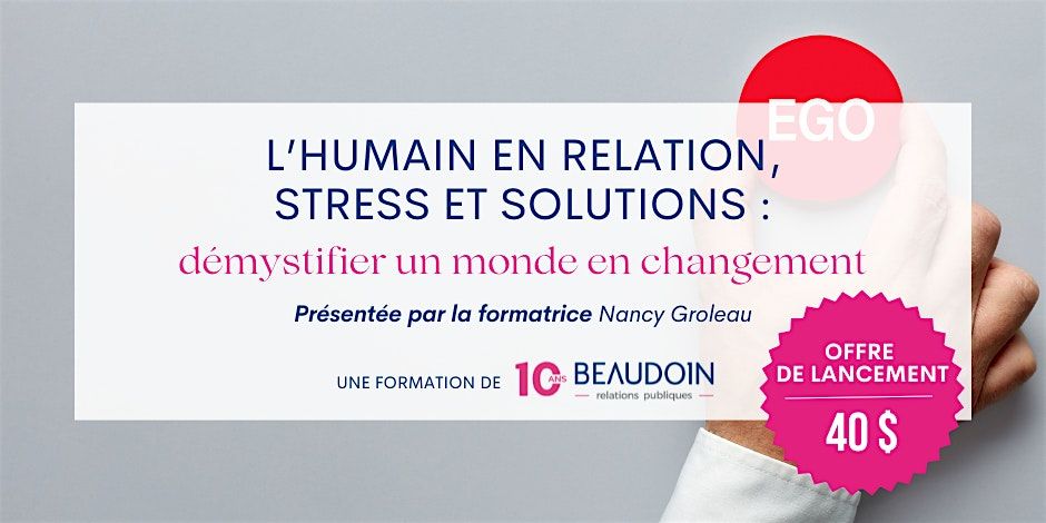 L'humain en relation, stress et solutions
