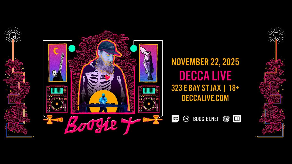 Boogie T at Decca Live  | Sat 11.22.25