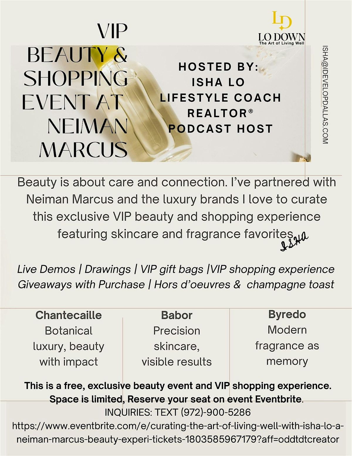 The Art of Living Well \u2014 A VIP Beauty & Shopping Experience at Neiman Marcu