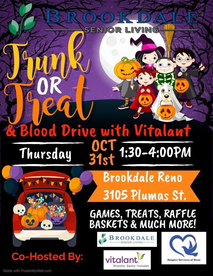 Trunk or Treat & Blood Drive 