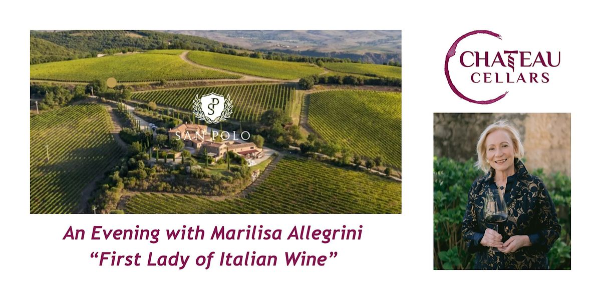 An Evening with Marilisa\u202fAllegrini \u2014 Brunello from the Heart of San\u202fPolo