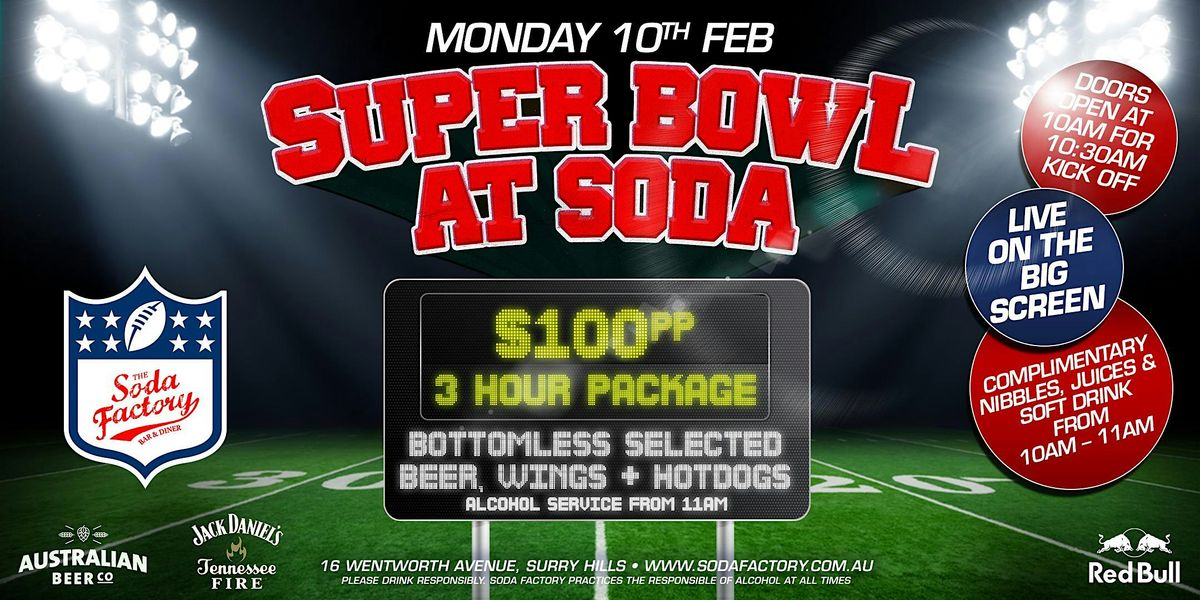 Super Bowl 2025 LIVE + LOUD at Soda