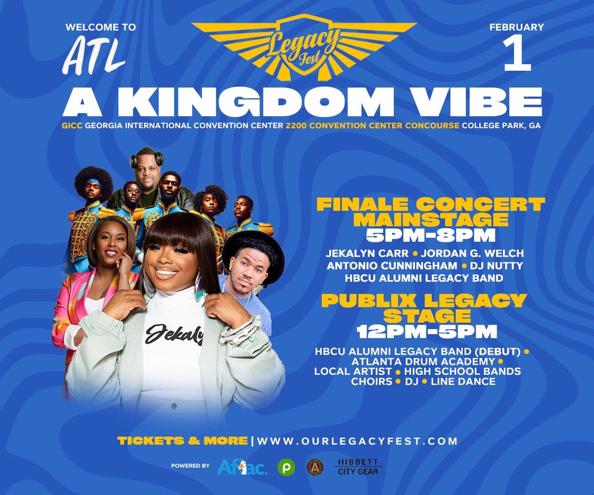 Legacy Fest ATL 2025: Headliners: Jekalyn Carr X HBCU Alumni Legacy Band