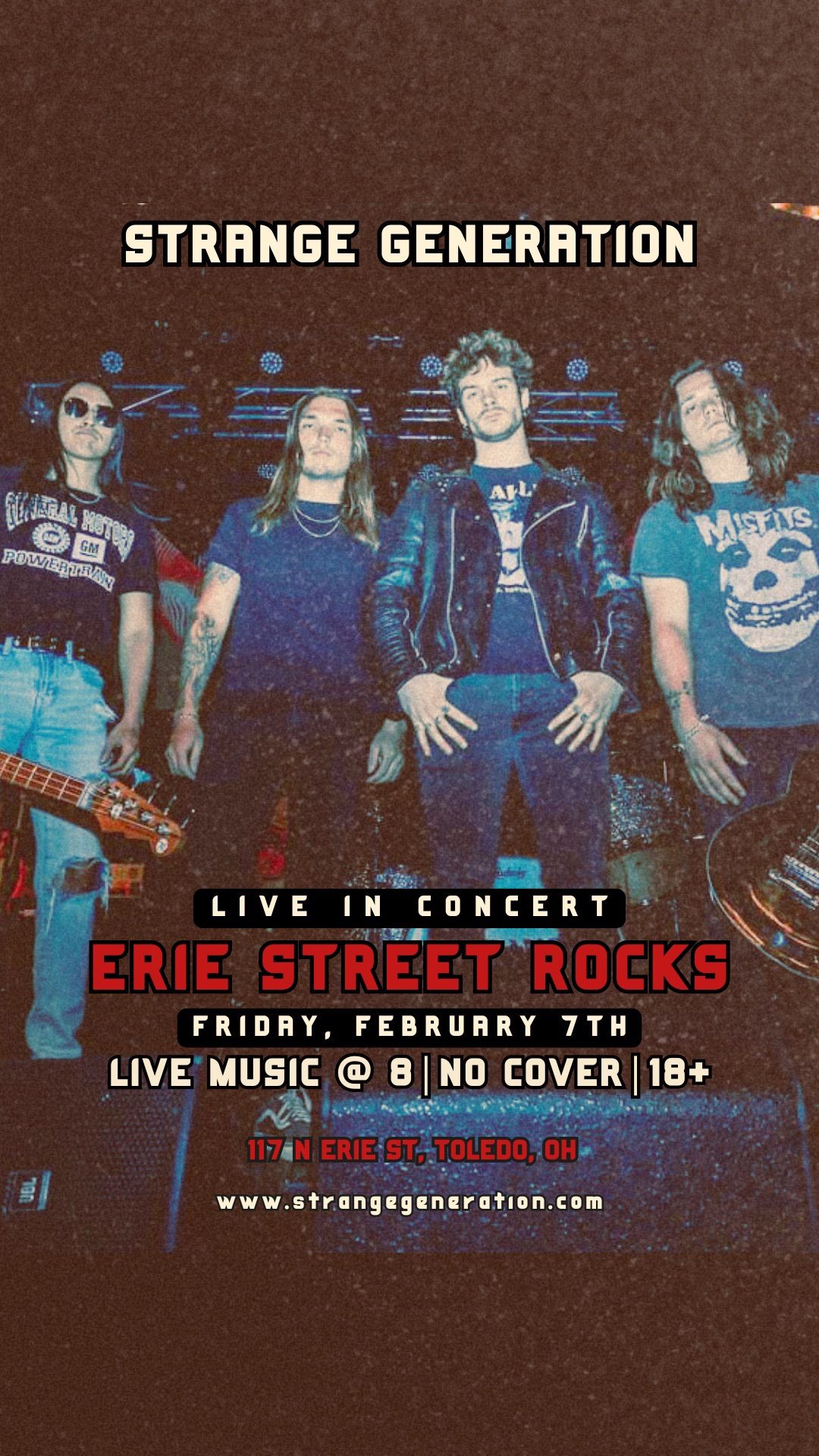 Strange Generation Live at Erie Street Rocks