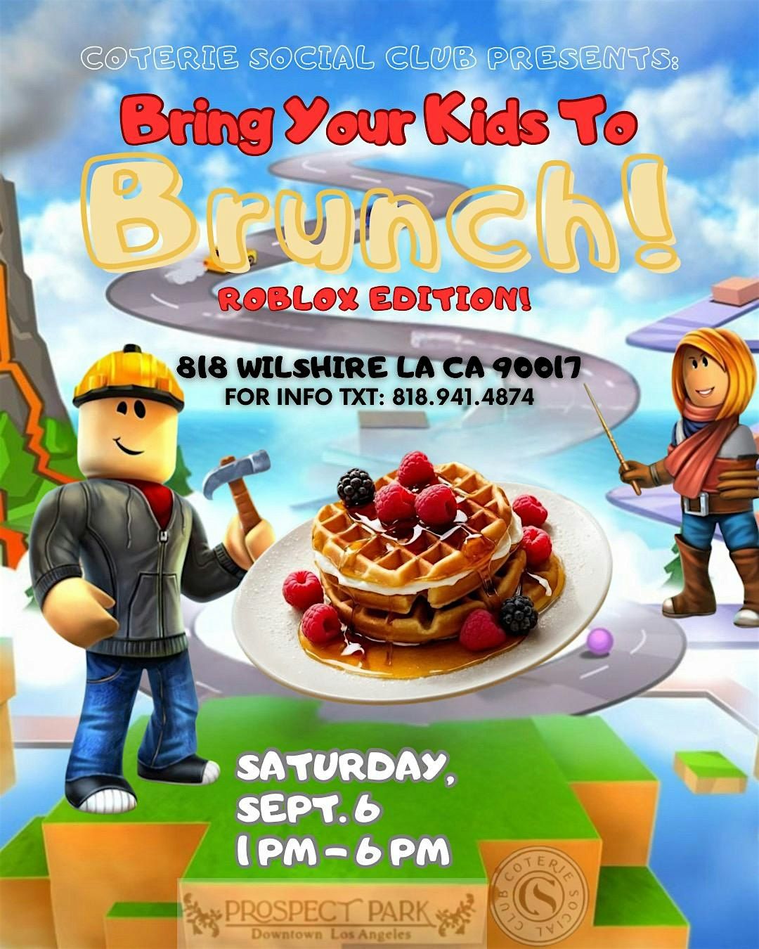 Bring Your Kids to Brunch 1-6pm