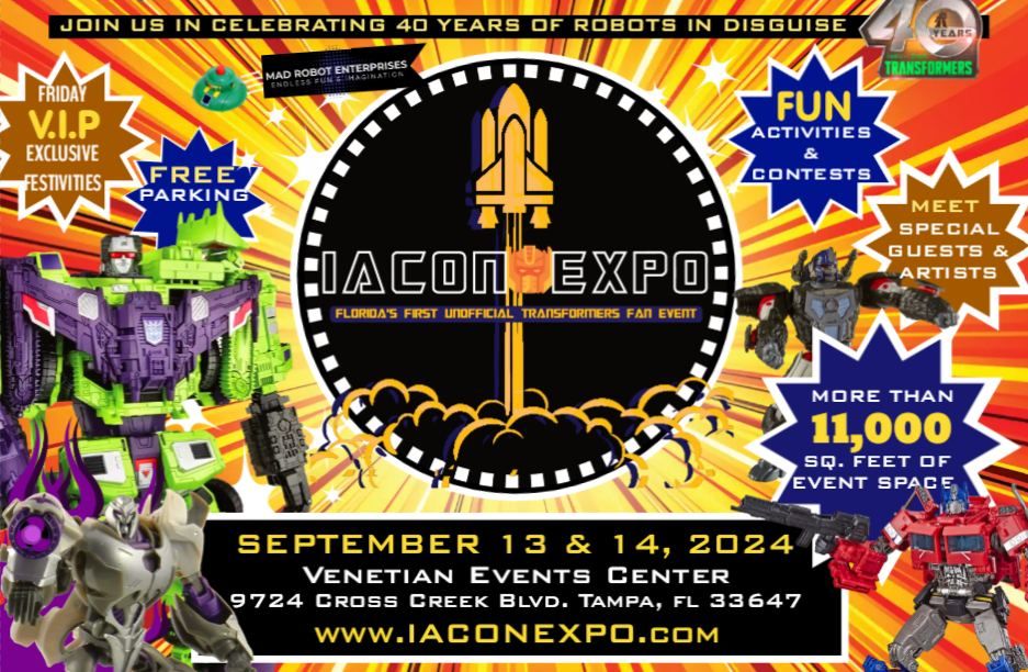 Iacon Expo (Friday VIP - Limited Access) | Saturday (Full Event)